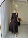 NARİN ELBİSE KAHVERENGİ