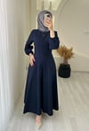 NAZENDE ELBİSE LACİVERT