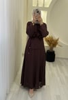 NERMİN ETEKLİ TAKIM KAHVE