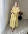 NİSA ELBİSE SARI