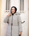 NOVA KUMAŞ ASTARLI KAPİTONE MONT GRİ