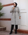 NOVA KUMAŞ ASTARLI KAPİTONE MONT KISA GRİ