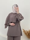 PELİN TUNİK PANTOLONLU TAKIM VİZON