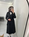 TRENÇ MODEL KAŞE KABAN SİYAH