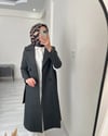 TRENÇ MODEL KAŞE KABAN SİYAH