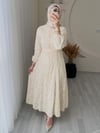 ZEHRA ELBİSE  KREM