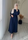 ZİŞAN ELBİSE  LACİVERT