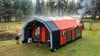 Arena Family Inflatable Tent | Orange | 16.5 m² | 12–14 Person | 5-Season Outdoor Shelter