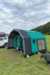 Arena Inflatable Tent | Turquoise | 9.8 m² | 6–8 Person | All-Season Inflatable Tent