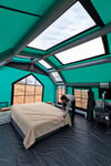 SKY Inflatable Tent | Turquoise | 12.5 m² | 8–10 Person | 4 Season Family Air Tent