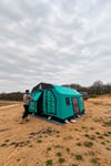 SKY Inflatable Tent | Turquoise | 12.5 m² | 8–10 Person | 4 Season Family Air Tent