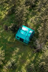 SKY Inflatable Tent | Turquoise | 12.5 m² | 8–10 Person | 4 Season Family Air Tent