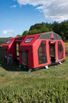 Space Capsule Inflatable Tent | Red | 16 m² | 12–14 Person | 5-Season Heavy Duty Air Tent