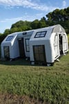 Space Capsule Inflatable Tent | Gray | 16 m² | 12–14 Person | 4-Season Air Cabin Tent