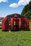 Space Capsule Inflatable Tent | Red | 16 m² | 12–14 Person | 5-Season Heavy Duty Air Tent
