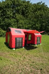 Space Capsule Inflatable Tent | Red | 16 m² | 12–14 Person | 5-Season Heavy Duty Air Tent