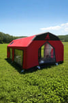 Space Capsule Inflatable Tent | Red | 16 m² | 12–14 Person | 5-Season Heavy Duty Air Tent