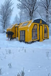 Space Capsule Inflatable Tent | Yellow | 16 m² | 12–14 Person | 4-Season Expedition Air Tent