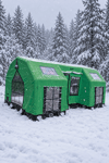 Space Capsule Inflatable Tent | Green | 16 m² | 12–14 Person | 4-Season