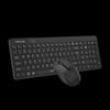 A4 TECH FG2300 Q SILENT 2.4 GHZ AİR2 SİYAH KLAVYE+MOUSE