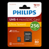 PHILIPS 256GB MICRO SDXC 80 MB/S C10 FM25MP45B/00