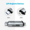 UNITEK 2' SI 1 ARADA KART OKUYUCU MICRO SD / SD (R1010A)