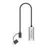 UNITEK HİBRİT USB-C/USB-A 2.5 GİGABİT ETHERNET ADAPTÖRÜ (U1313CGY01)
