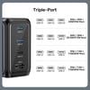 UNITEK REXO 100W 4 PORTLU AKILLI EKRANLI GAN SARJ CİHAZI (P1132ABK01-EU)