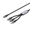 UNITEK TYPE-C 3in1 ŞARJ 1.5MT 20W (C14101BK-1.5M)