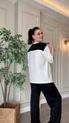 Bağlama Detaylı Siyah Takım – Şık & Modern Kombin