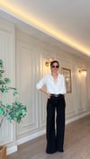 Likralı Antrasit Palazzo Kemerli Jean