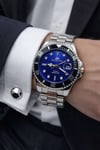 Premium Steel Takvimli Saat