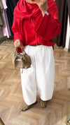 Balon Pantalon beyaz