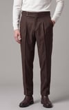 GABARDİN PANTOLON KAHVE