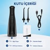  NPO Nicefeel FC5610 Şarjlı Taşınabilir Ağız Duşu 4 Modlu 280 ml IPX7 Diş Teli ve Protez Bakımı Siyah  