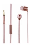 21114 Duga Rose Gold Mikrofonlu Kulakiçi Kulaklık