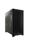 4000D AIRFLOW Temperli Cam 120mm Fanlı Mid-Tower Siyah Kasa-CC-9011200-WW