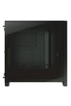 4000D AIRFLOW Temperli Cam 120mm Fanlı Mid-Tower Siyah Kasa-CC-9011200-WW