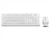 A4 TECH F1010 Q Türkçe USB Multimedya Beyaz 1600dpi Klavye+ Mouse