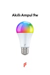 Akıllı Ampul, Wifi, 9w-titreşimsiz-16.7 M. Renk, Uzaktan Ve Sesli Kontrol, Doğal Sarı Ve Beyaz