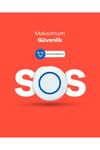Akıllı Kablosuz Sos Panik Butonu Google Asistan Ve Tuya Destekli, Wifi, Çoklu Bildirim, Panik Butonu