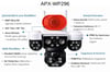 APRONX APX-WP296 9MP 3.6mm Solar Wi-Fi Kamera