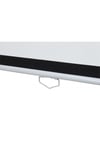 Ax-20 200x200 Cm Storlu Manuel Projeksiyon Perdesi (ARKASI SİYAH FONLU)