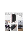 B&b Large Case Ultra Darbe Koruyuculu,kablo,hdd Ve Aksesuar Için Çok Amaçlı Hardcase Çanta-siyah