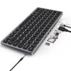 Bix BX-KEYHUB01 9in1 HUB Özellikli Çok Fonksiyonlu Kablolu Klavye