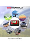 Bscd10 2a'lik Çift Usb Çıkışlı 12/24vdc 10a Pwm Geniş Lcd Ekran Solar Şarj Kontrol Cihazı