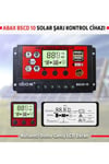 Bscd10 2a'lik Çift Usb Çıkışlı 12/24vdc 10a Pwm Geniş Lcd Ekran Solar Şarj Kontrol Cihazı