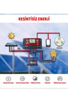 Bscd30 2a'lik Çift Usb Çıkışlı 12/24vdc 30a Pwm Geniş Lcd Ekran Solar Şarj Kontrol Cihazı