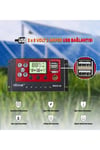 Bscd30 2a'lik Çift Usb Çıkışlı 12/24vdc 30a Pwm Geniş Lcd Ekran Solar Şarj Kontrol Cihazı