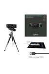 C922 Full HD 1080p Yayıncılar için Profesyonel Web Kamerası - Siyah